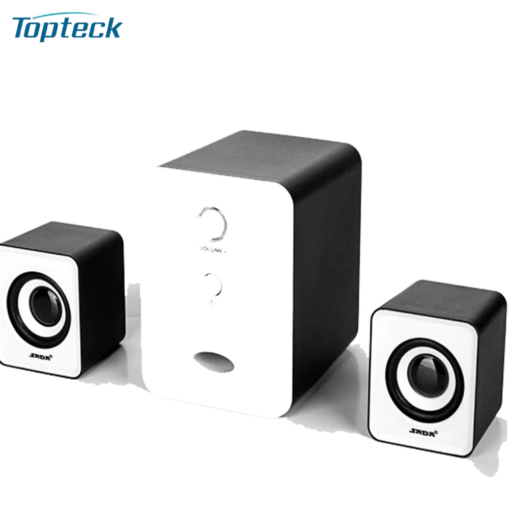

SADA D-201 USB Wired Combination Speaker Computer Speakers Bass Stereo Music Player Subwoofer Sound Box for Desktop Laptop Phone