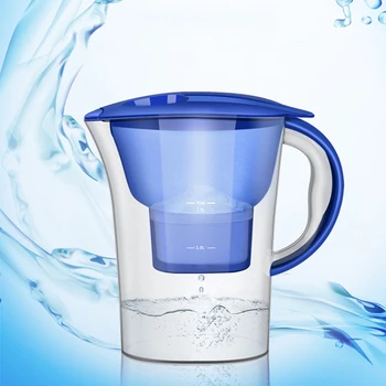 

Hot sell Water Purification Jug 2.5L Brita Water Filters Healthy Mineral Water Lonizer Alkaline Filtered Pot Household Kitchen