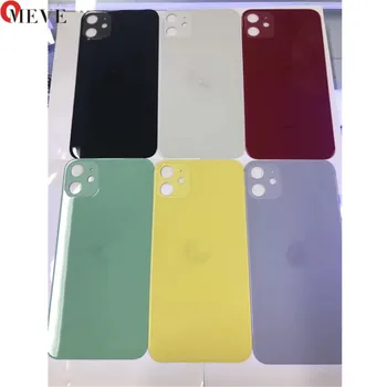 

10PCS BIG Hole Back Battery Cover Glass Panel Door For iPhone 11/11 Pro/11 Pro Max Rear Housing Repair Replacement