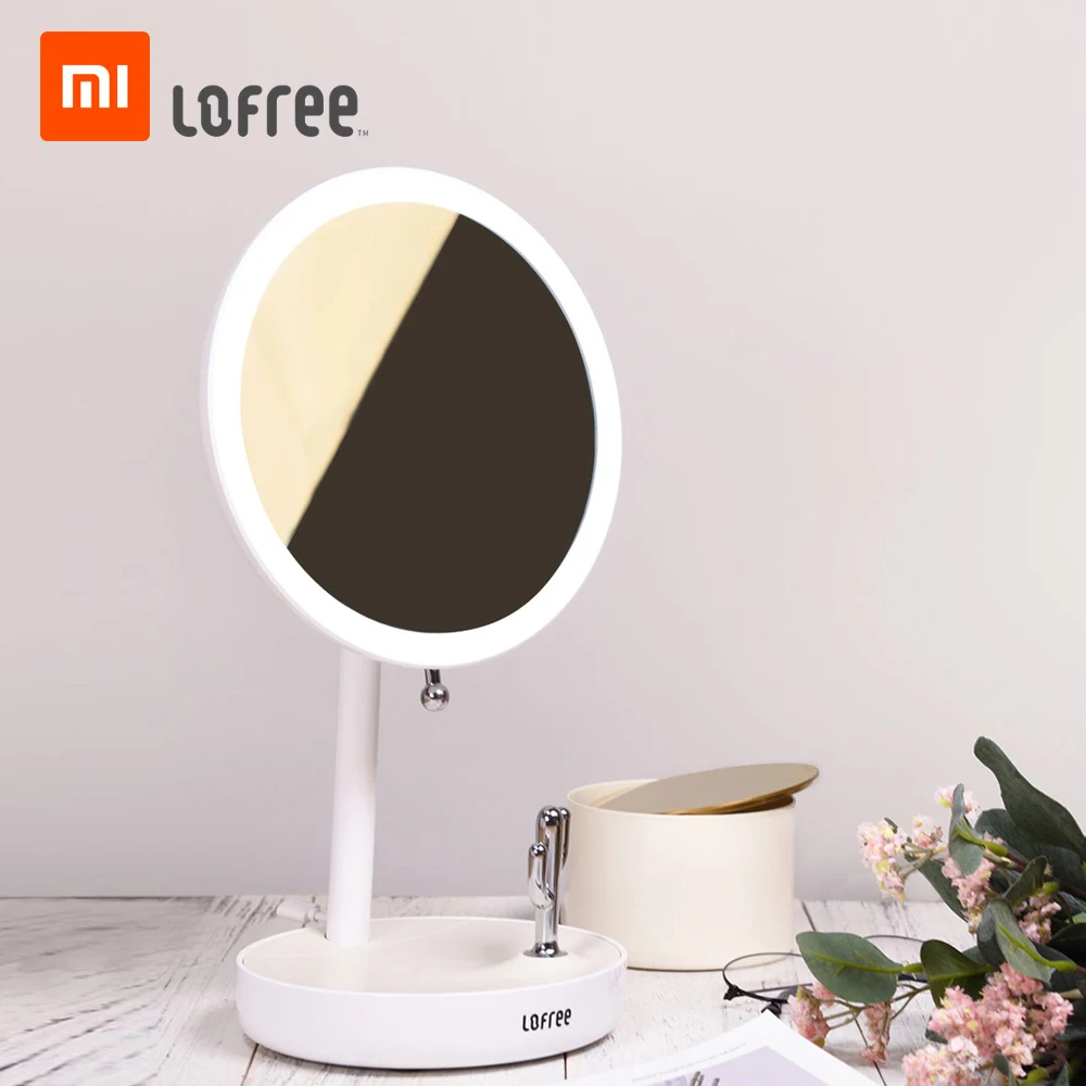 

Xiaomi Youpin Magnifying Makeup Vanity Mirror With Light LED Lighted Portable USB Charging Adjustable Accommodable Hand