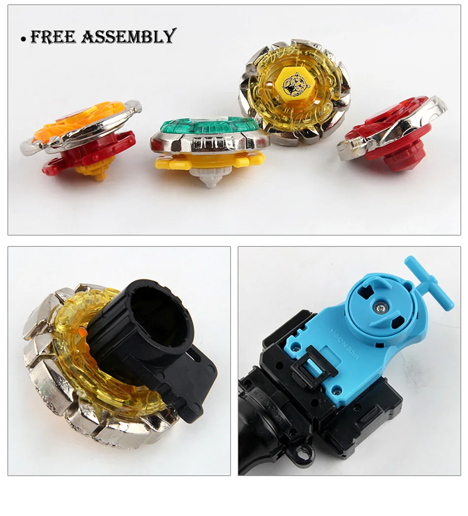 Beyblades металлический Фьюжн-игрушки набор Beyblades игрушка с двумя пусковыми установками для продажи Beyblades спиннинг Топы игрушки ручной Спиннер металлический Топ