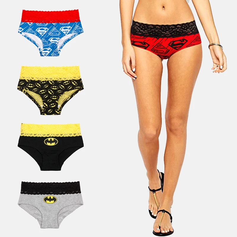 

Cotton Women G-String Thongs Women Female Sexy Lace Batman Underwear Panties Boxer Briefs Knickers Lingerie Lady Intimates