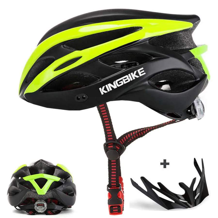 KINGBIKE MTB Bicycle Helmets Green Ultralight EPS+PC Cycling Helmet
