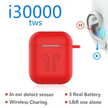 i30000 TWS всплывающие окна 1:1 H1 чип умный датчик drahtlose lade super bass 1 PK i20000 i10000 i9000 i5000