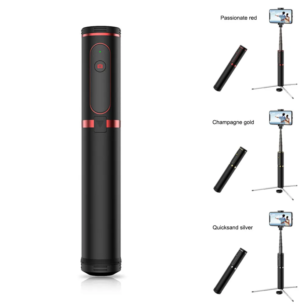 360 ° Вращение селфи палка штатив Портативный беспроводной Bluetooth пульт дистанционного управления Ручной штатив для селфи Телефон Штатив монопод