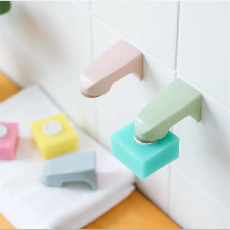 VIERUODIS ванная комната креативный магнит диспенсер для мыла настенный ванная Дырокол бесплатно пластиковая Кухонная мойка подставка для губок инструмент