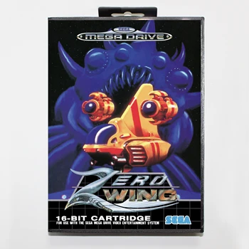 

Zero Wing 16bit MD Game Card For Sega Mega Drive/ Genesis with Retail Box
