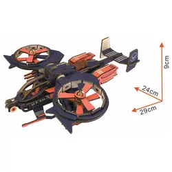 Xin специально для горячей продажи Скорпион истребитель 3D деревянные 3D головоломки модель головоломки DIY модель