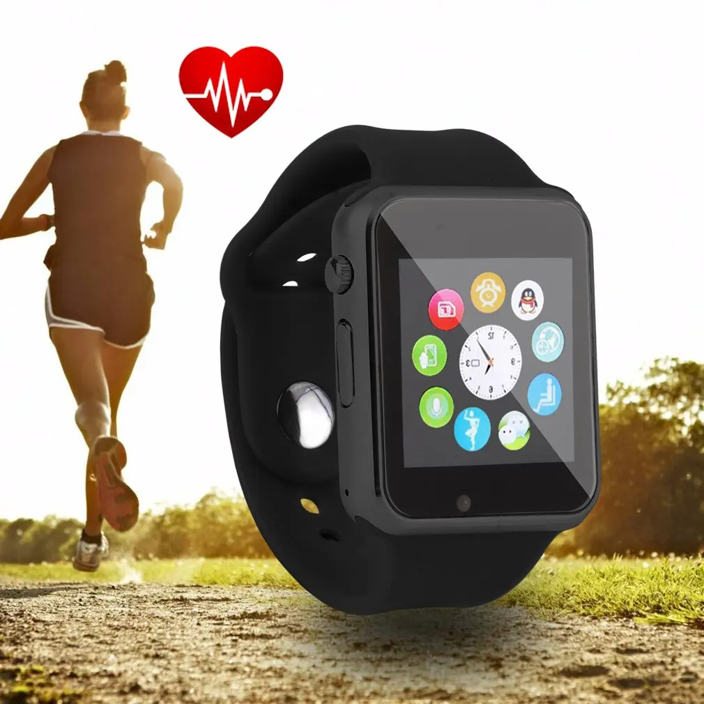 Смарт-часы Smartwatch A1 для мобильного телефона Android, функция подсчета шагов, подключение и синхронизация