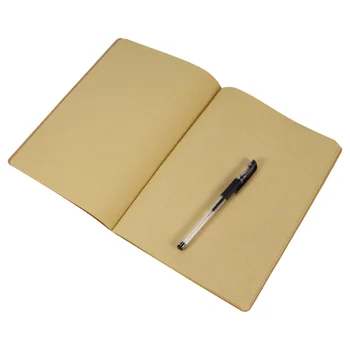 

B5 Notebook Retro Coffee Blank Kraft Paper Notebook Notepad Sketching Notebook Drawing Notebook for Home School