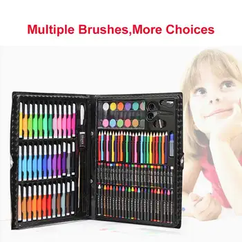 

148pcs watercolors Pen Oil Painting Stick Crayon Marker Pen Brush Children Gift Painting Set non-toxic Art Drawing Painting Tool
