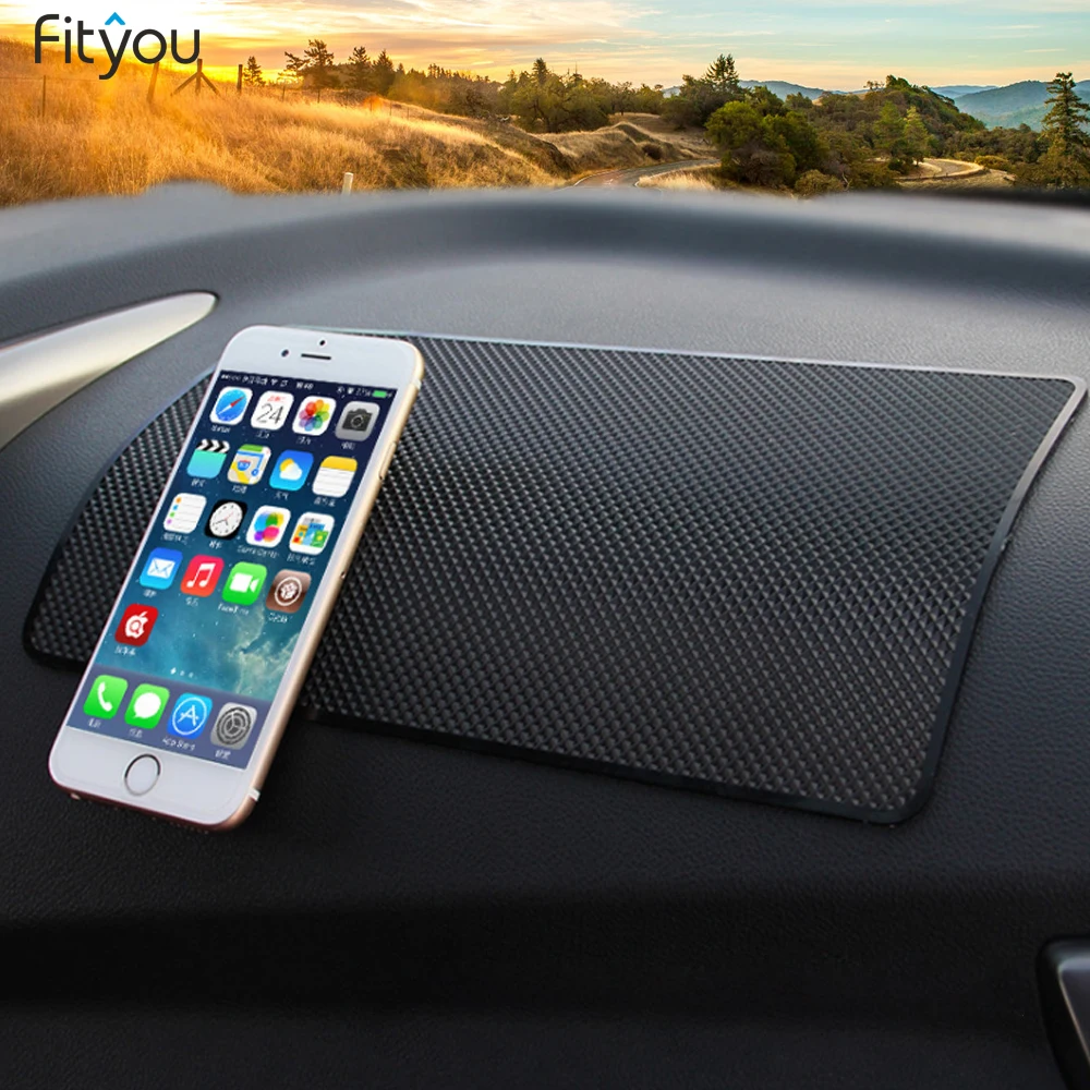 

Car Dashboard Sticky Anti-Slip PVC Mat Auto Non-Slip Sticky Gel Pad For Phone Sunglasses Holder Car Styling Interior 27x15CM