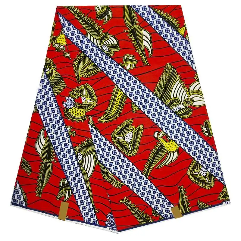 Классический нигерийский 6 ярдов/партия африканская Женская мода платье настоящий голландский воск печати ткань настоящий, из Анкары дизайн для свадебной вечеринки