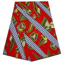 Классический нигерийский 6 ярдов/партия африканская Женская мода платье настоящий голландский воск печати ткань настоящий, из Анкары дизайн для свадебной вечеринки