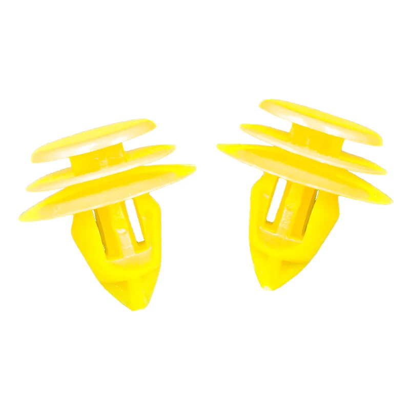 

500x Car Door panel lined Trim Fastener Retainer clip for BYD F3 Volvo Khedira Prado accessories Yellow color