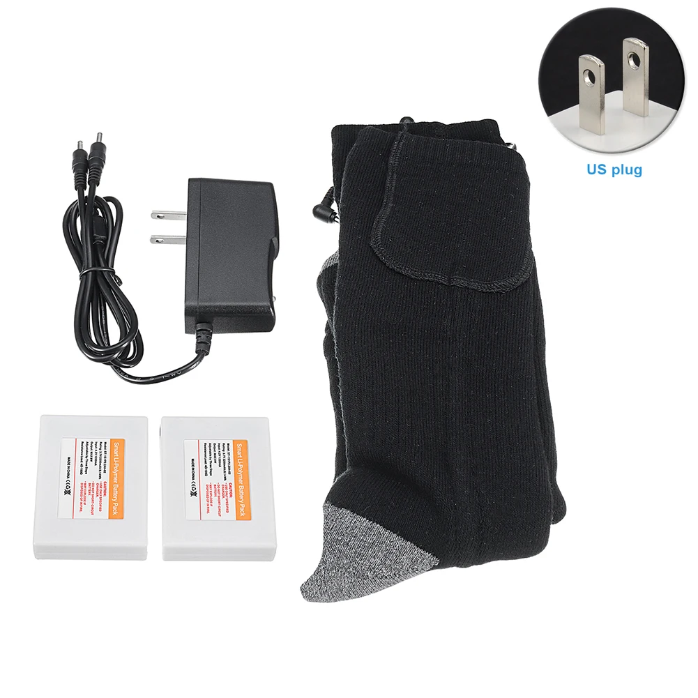 

Double Side With Remote Control Rechargeable Safe Cold Resistant Heated Socks Foot Warmer Electric Unisex Adjustable Temperature