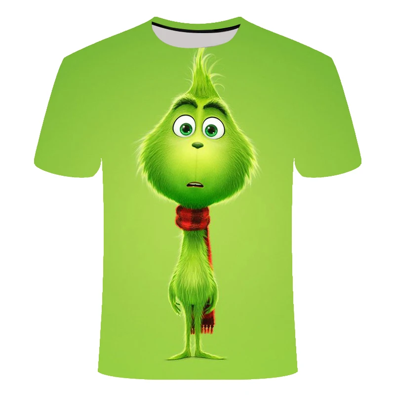 3D футболки grinch, рождественские Мультяшные мультипликационные зеленые толстовки с монстром для мужчин и женщин, осенняя уличная одежда, Азиатский Размер 6xl - Цвет: picture color
