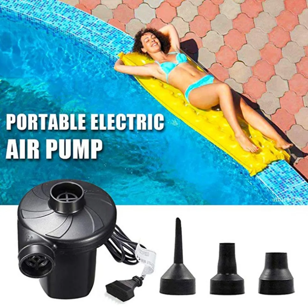 220V Electric Air Pump Household Air Pump Inflatable Bed Inflatable Toy Inflatable Boat Swimming Ring Pump