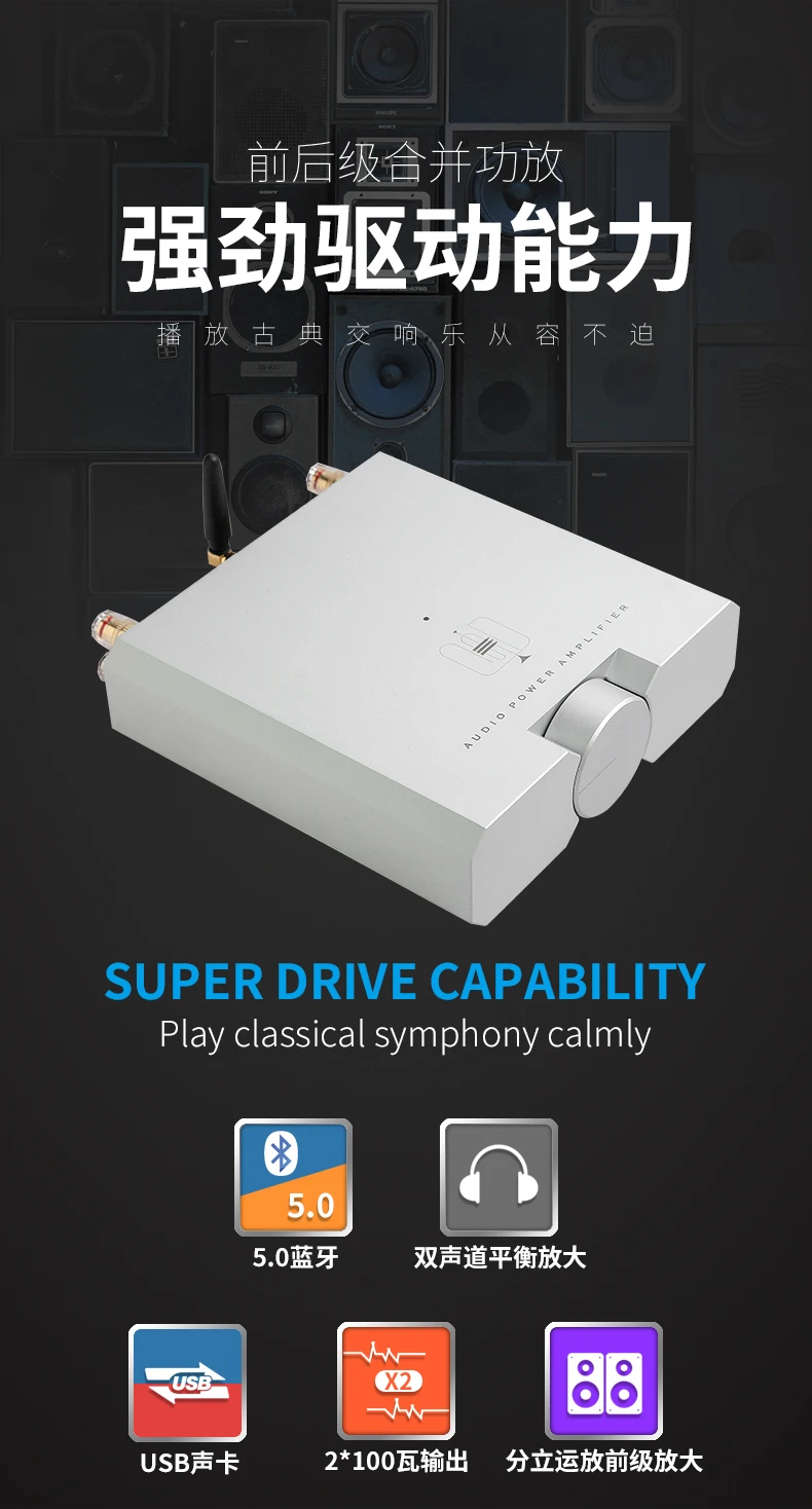 Fever High Fidelity с Bluetooth мини усилитель комплект Diy12v вольт модуль высокой мощности маленький дом