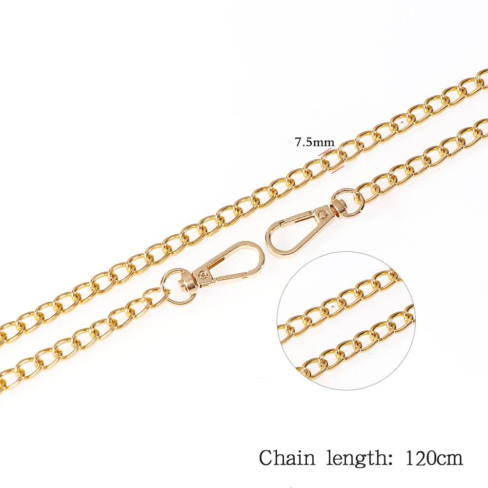 Bag Parts Accessories Bags Chains Gold Belt Hardware Handbag Accessory  Aluminum Chain Strap For Women Bags Belt Straps