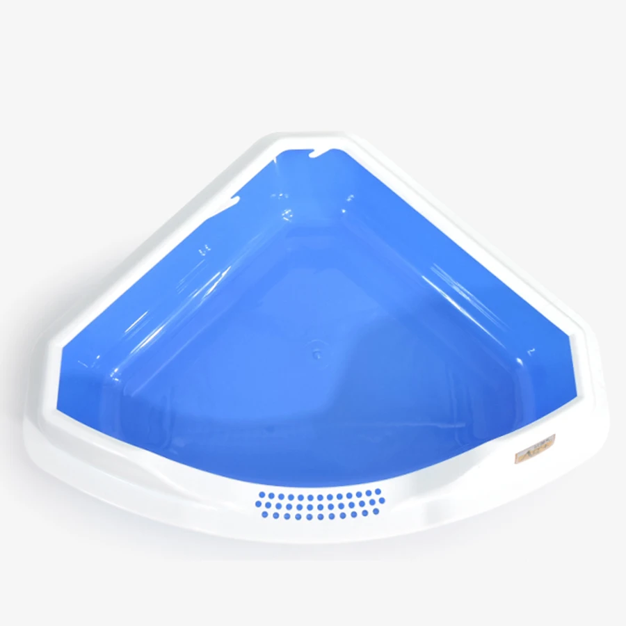 

Large Box Cat Litter Tray Toilet Training Kit Semi Enclosed Along corner Plastic Sandbox Arenero Para Gato Rabbit Product 30MC33
