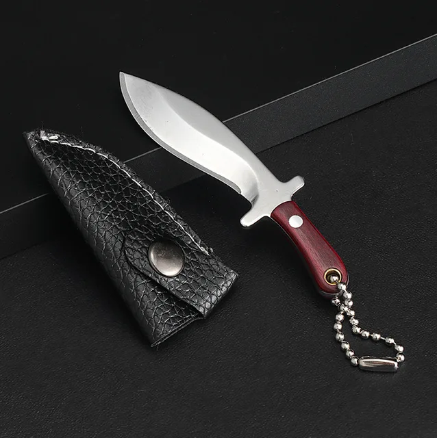 Mini kitchen Knife Unboxing Portable Small Blade Wine Bottle Opening Paper Cutting EDC Keychain Hanging Multi Survival Tools A S