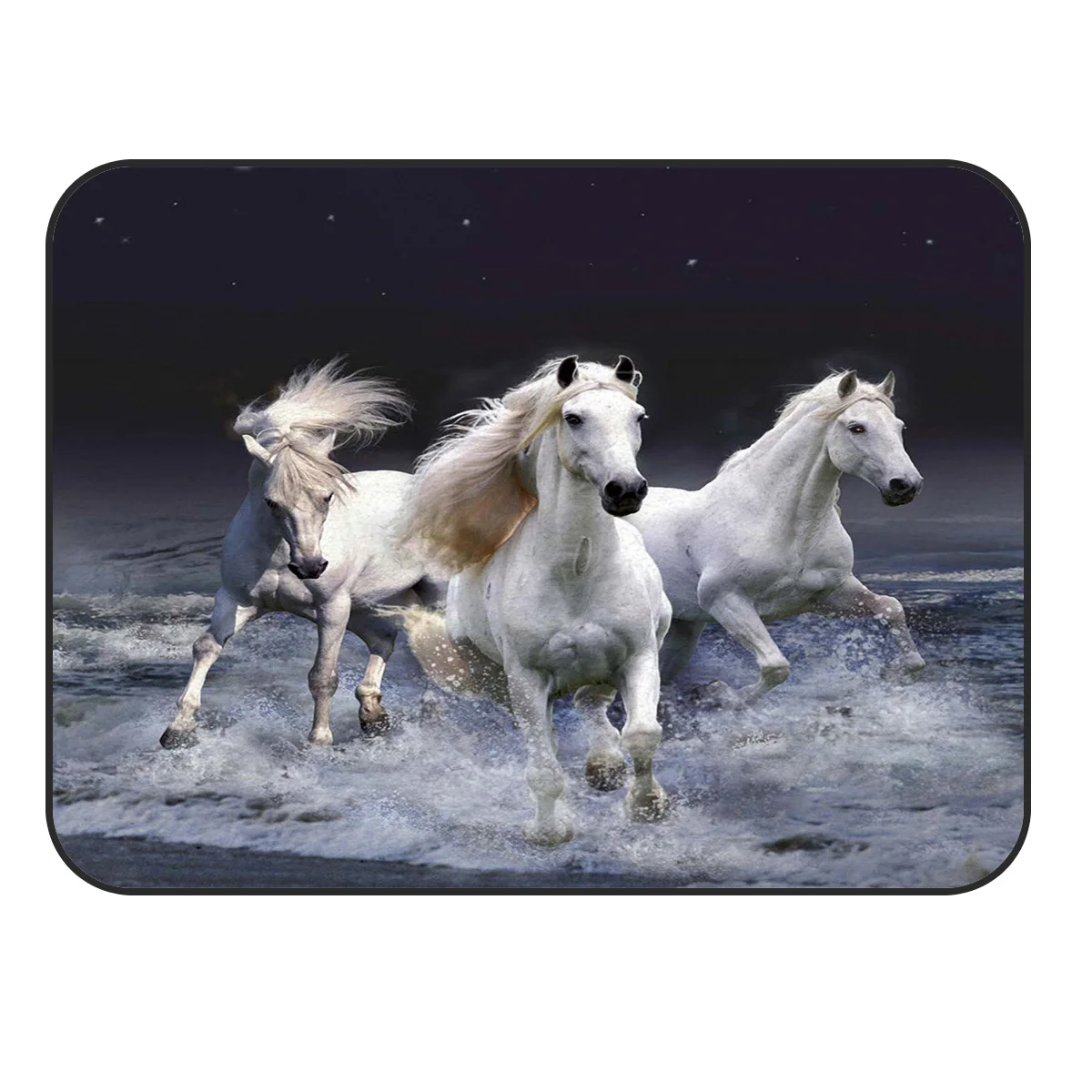 CHARMHOME мягкий ковер Противоскользящий ковер лошадь небо морской ковер для гостиной коврик для домашнего декора