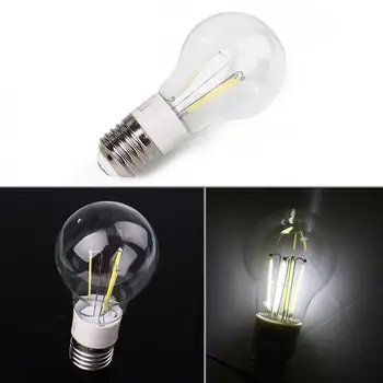 

E27 AC/DC12V 3W Filament Glass Transparent Transparent Light Lamp Bulb