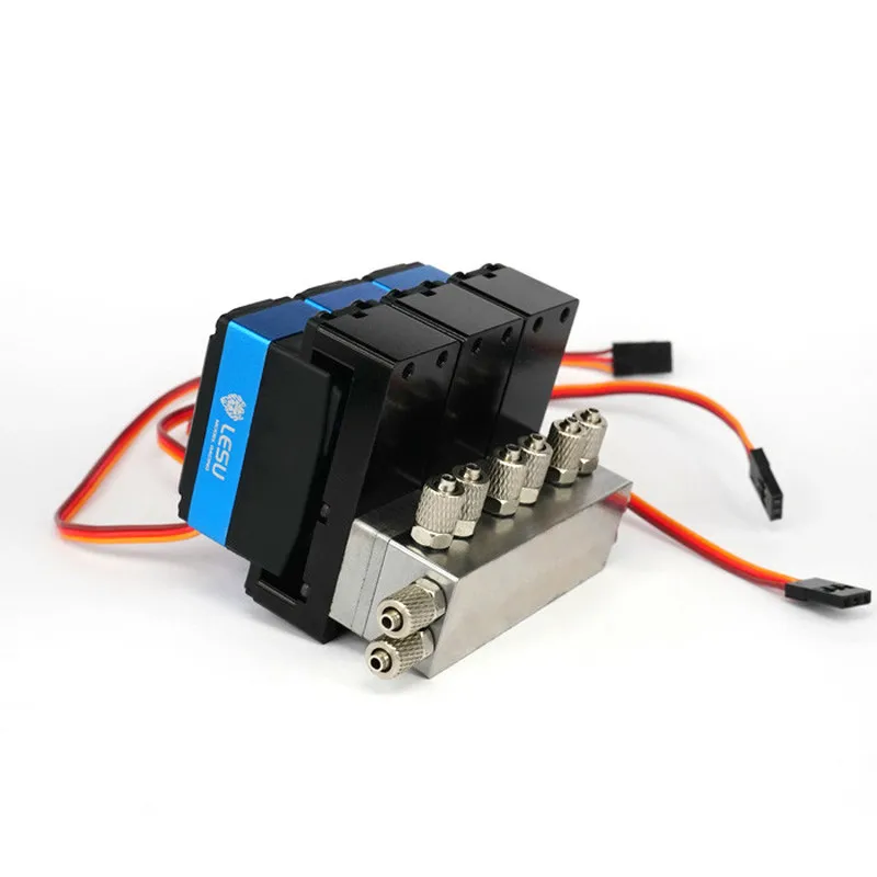 

RC Engineering Vehicle Model Three-position Reversing Hydraulic Valve DIY Modified Excavator Loader Model Accessories