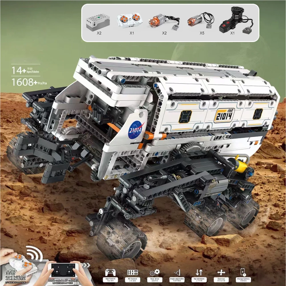 21014 технический автомобиль MOULD KING игрушки APP RC моторизованный Звездный Explorer