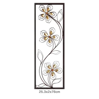 

Wall Hanging Flower Bird Mural Crafts Home Wall Sticker Livingroom Background Sofa Ornament Art Decor R1199 Wrought Iron Modern