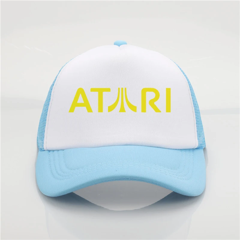 Модная шапка с сеткой Atari с принтом бейсбольная кепка для мужчин wo летняя трендовая Кепка новая молодежная Джокер Солнцезащитная шляпа пляжный козырек шляпа