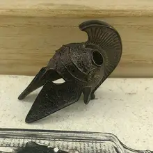 EDC инструменты латунный нож бисер латунь Темный Спартанский шлем бусы на шнурок Паракорд Нож многофункциональный брелок DIY кулон#155