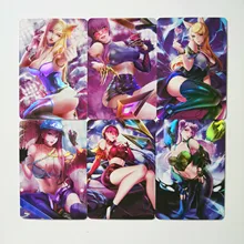 27pcs/set KDA Sexy Beauty Fifth Bullet Toys Hobbies Hobby Collectibles Game Collection Anime Cards