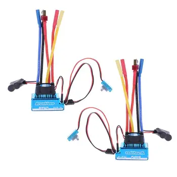 

Waterproof 45A 60A 80A 120A Brushless ESC Electric Speed Controller Dust-proof for 1/8 1/10 1/12 RC Car Crawler RC Boat Part