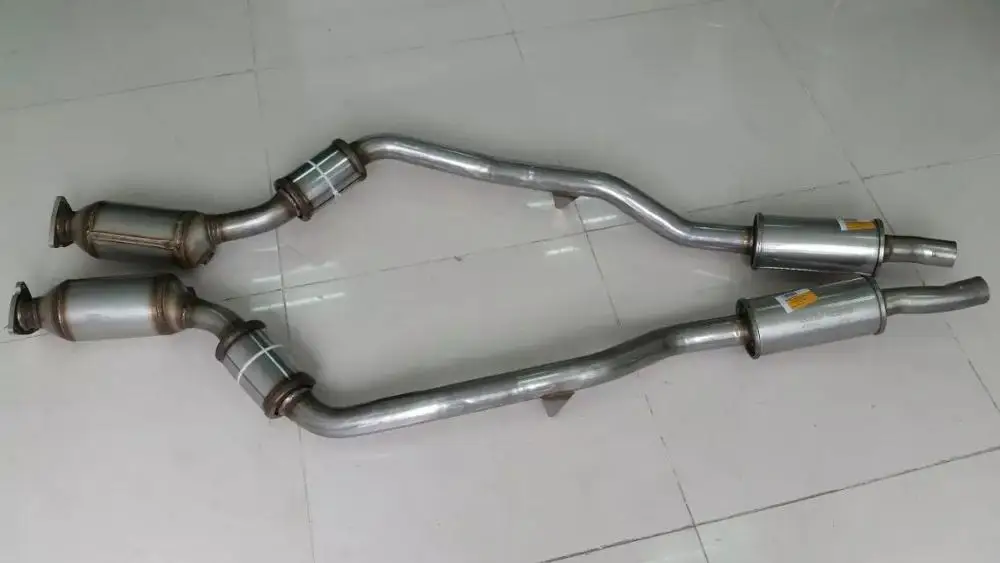 

Pair Catalytic Converters for Audi A6 C6 3.0T 4F0254505RX 4F0254555LX / 4F0 254 505 RX / 4F0 254 555 LX