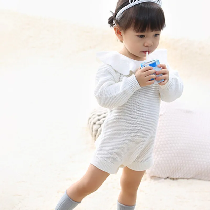 Одежда для малышей трико для девочек, осенне-зимняя одежда для новорожденных девочек, детские комбинезоны с длинными рукавами для мальчиков