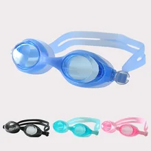 [В штучной упаковке очки] кремнезема гелевые очки для взрослых высокой четкости Водонепроницаемый Анти-туман плавательные очки для мужчины и женщины очки AK4