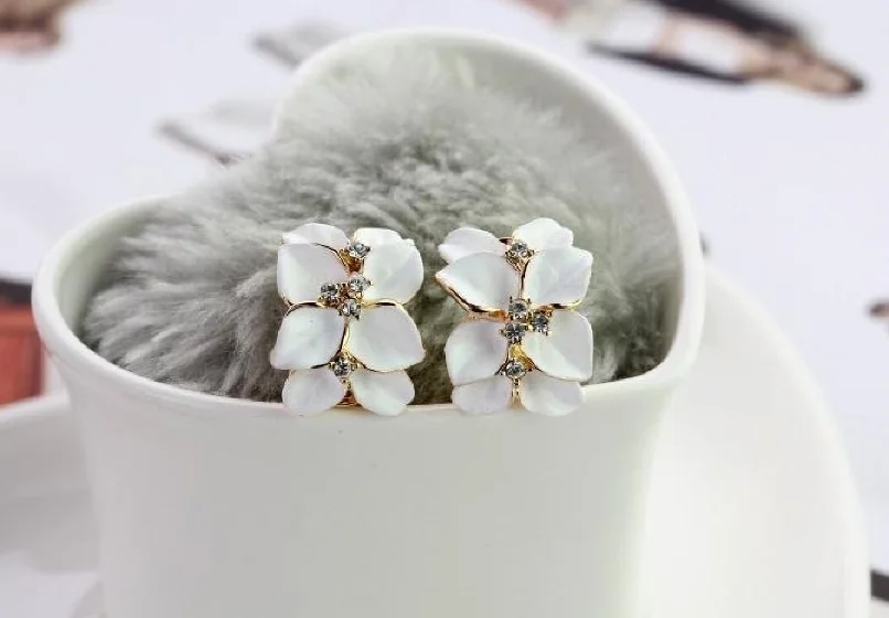 Женская Пряжка для девочек подарок на свадьбу гардения в форме цветка элегантные