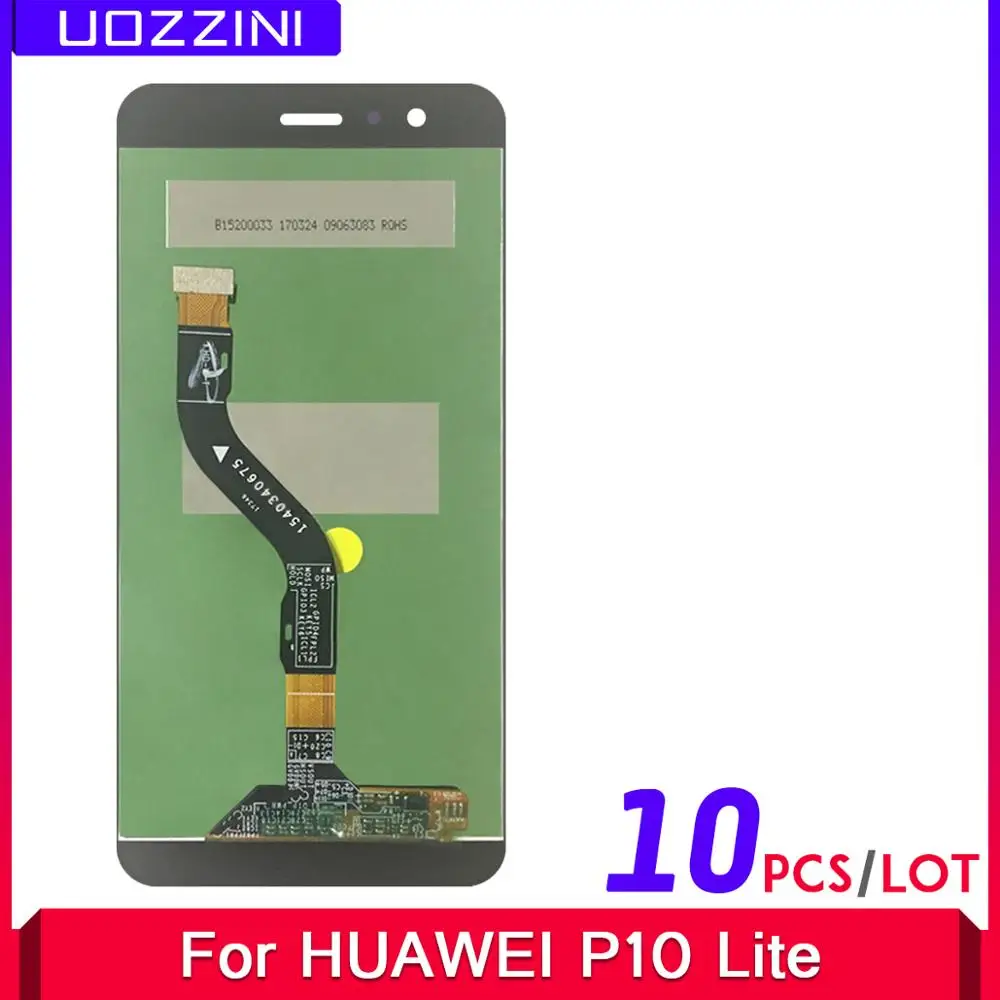 10 шт. 100% рабочий ЖК-дисплей для HUAWEI P10 Lite дисплей сенсорный экран дигитайзер Huawei