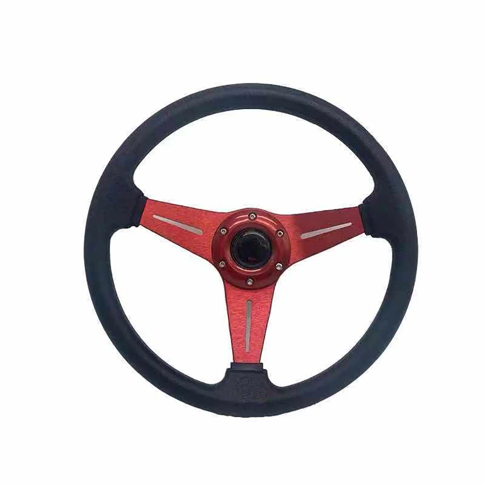 

Spceddy MCX Latest Easy Control Universal 14 Inch Racing Steering Wheel 340mm Car Sports Modification Steering Wheel Red SW20S0