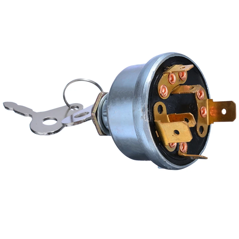 1pcs Universal 4 Position Tractor Ignition Switch with 2 Keys Ignition Switch For Lucas 35670 128Sa