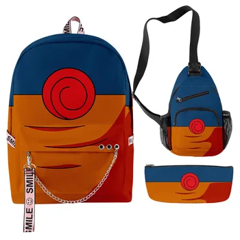 

Anime Naruto Uzumaki Backpack Student School Shoulder Pencil Bag Satchel Laptop Rucksack Knapsack Teenager Gift