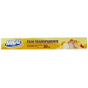 

Mical – Film Trasparente – Resistente e flessibile, 30 metri – 1 pezzo – [Confezione da 6]