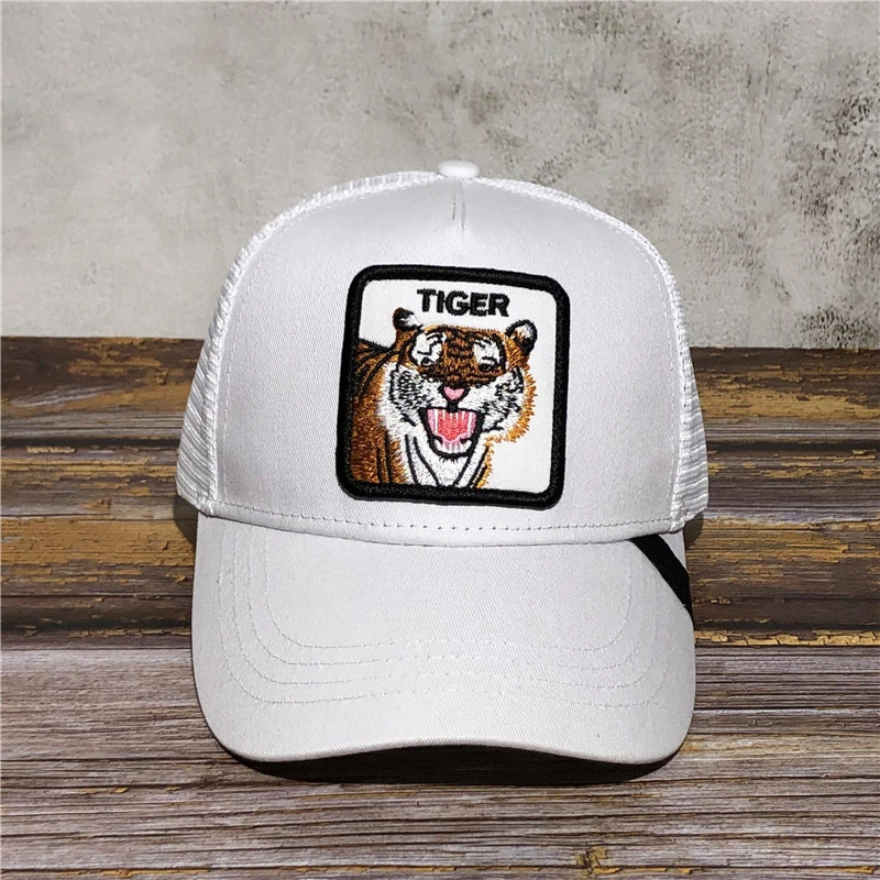 NEW GoorinS TIGER Animal Farm Trucker Cap Trucker Hat Cap Adjustable Animal Farm Baseball Hats Fashion Man Women Baseball Cap - Цвет: TIGER