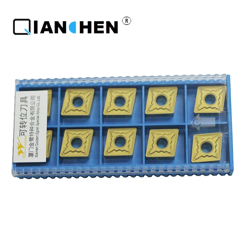 10 piezas de alta calidad carburo CNC inserto GESAC CNMG120408 QM ...