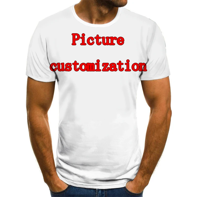 

Picture customization 3D T-shirt shirt processing custom S-6XL