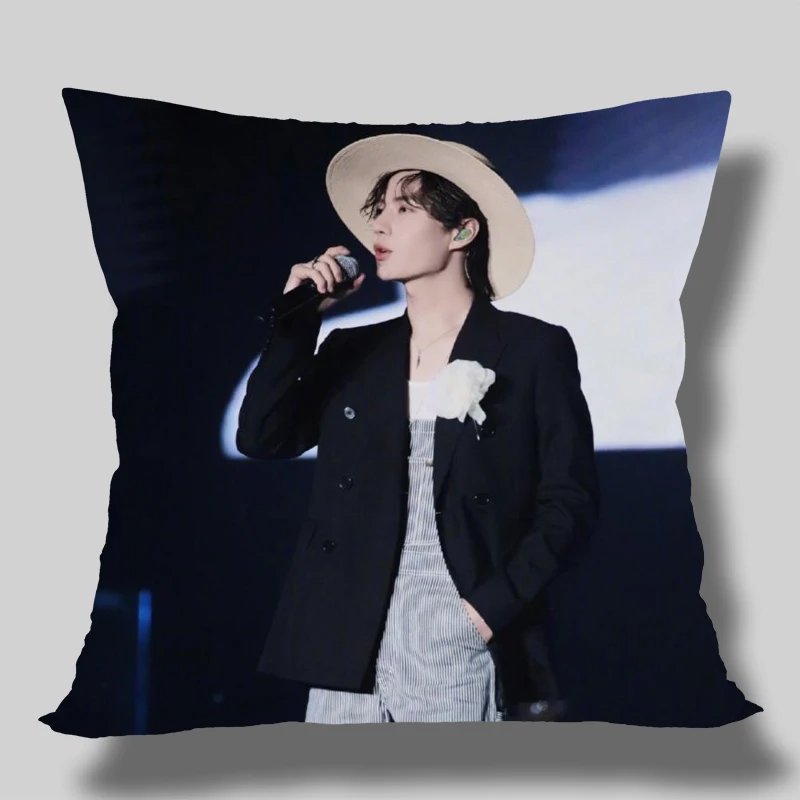 20 custom chenqingling Lan wangji Wang Yibo Xiaozhan square pillowcases zipper Custom Pillowcase one side Custom your image gift - Цвет: 20