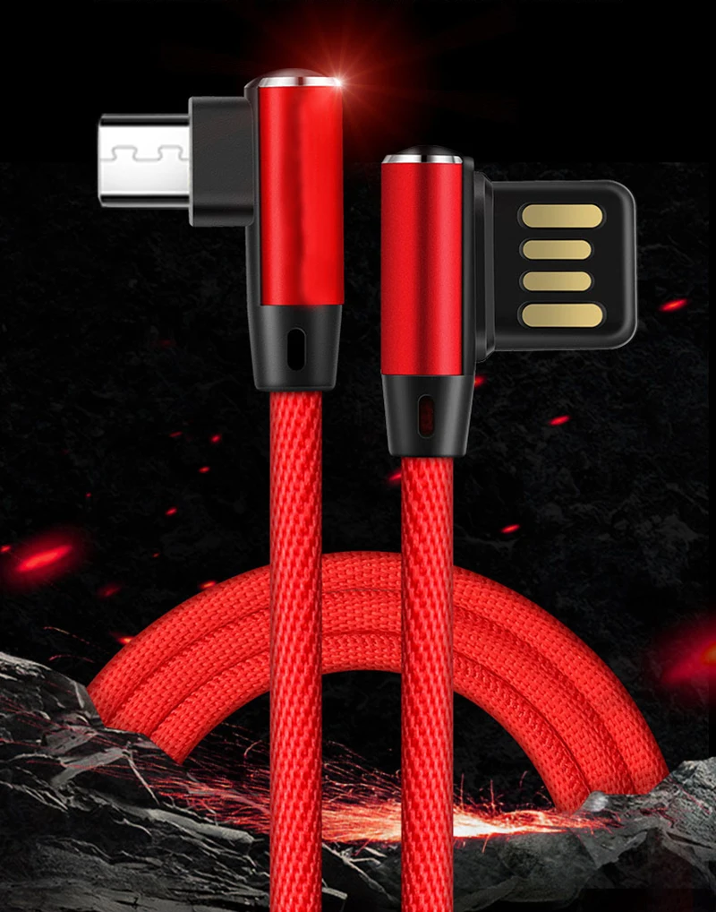 Дизайн для игр Micro usb Быстрый кабель для iPhone зарядный кабель Тип C док-станция адаптера для samsung для huawei android 3m