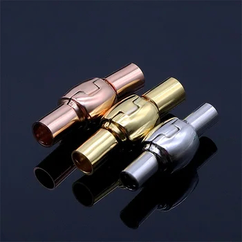 

stainless steel jewelry magnetic clasps leather cord diy necklace bracelet clasp jewelry making bracelet accessories